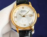 Rolex Datejust YG Case White/Gold Face 8215 Movement Pixiu 40mm 316L Steel 48h Watch